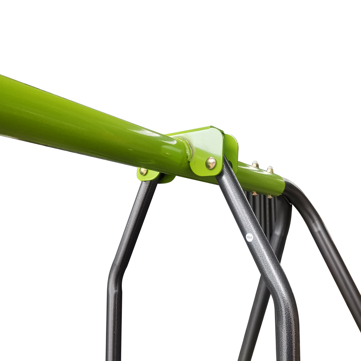 Outdoor Playground Swing Set for Age 3+ with Face-to-Face Swing