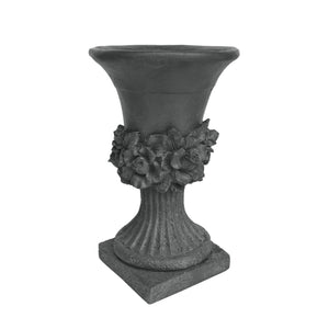 MGO Garden Urn Planter with Weather Resistance - Gray