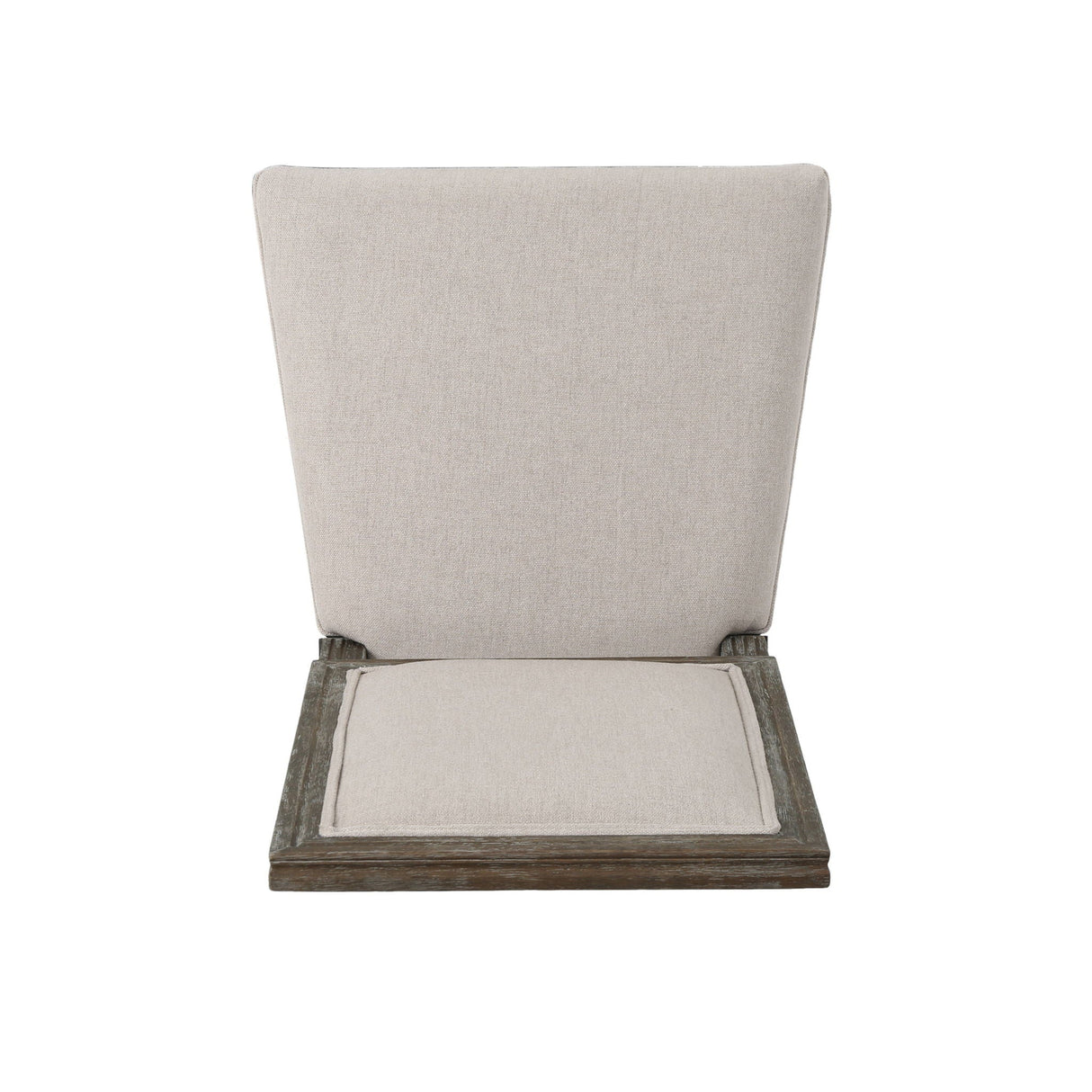 Traditional Style Dining Chair Set With Fabric Upholstery