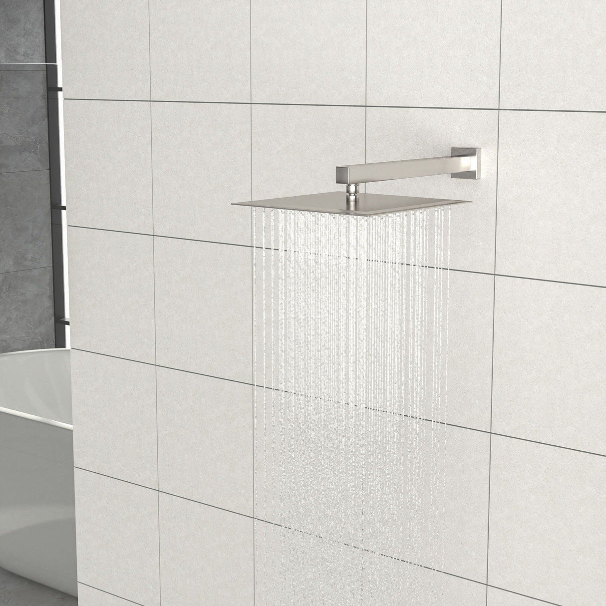 Wall Mounted Shower Arm With Flange