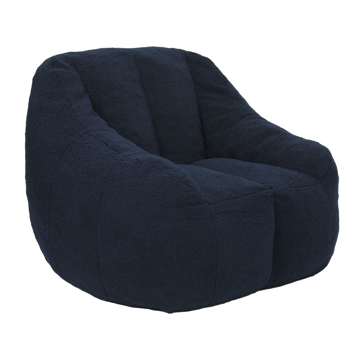 Comfy Bean Bag Chair With Memory Foam Filler, Tufted Soft