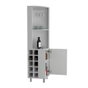 Kaia 70" Tall Corner Bar Cabinet