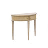 Vintage Inspired Storage Console Table With Fluted Doors