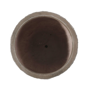 Magnesium Oxide Planter For Outdoor Use - Natural Wood