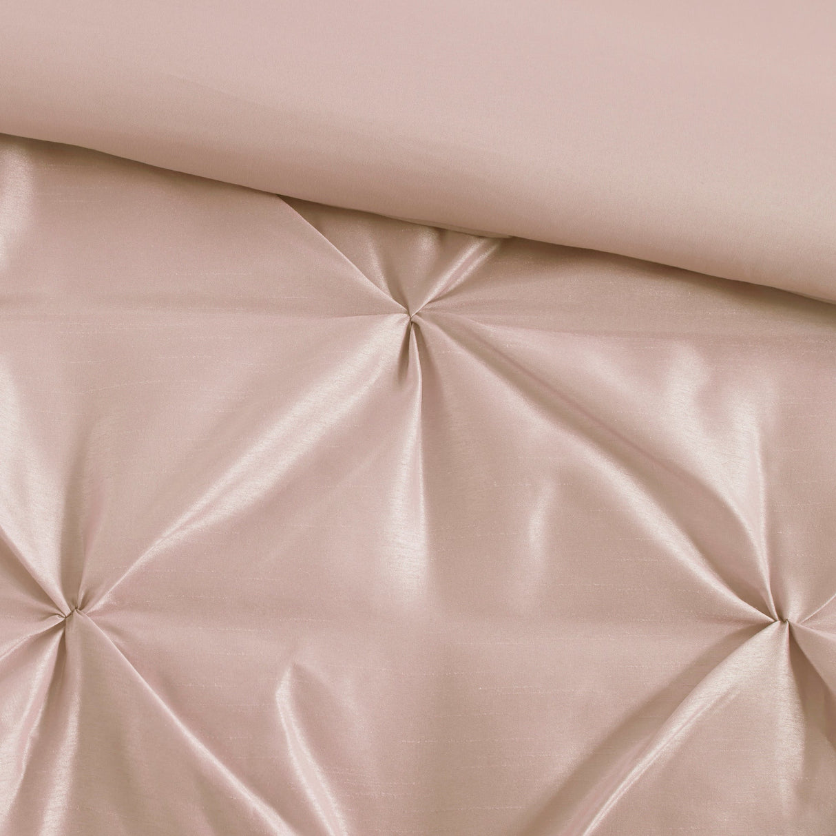 7-Piece Full 100% Polyester Pieced Pleated Tufted Comforter Set
