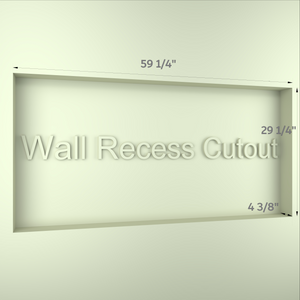 60 in. W x 30 in. H Rectangular Bathroom Mirror