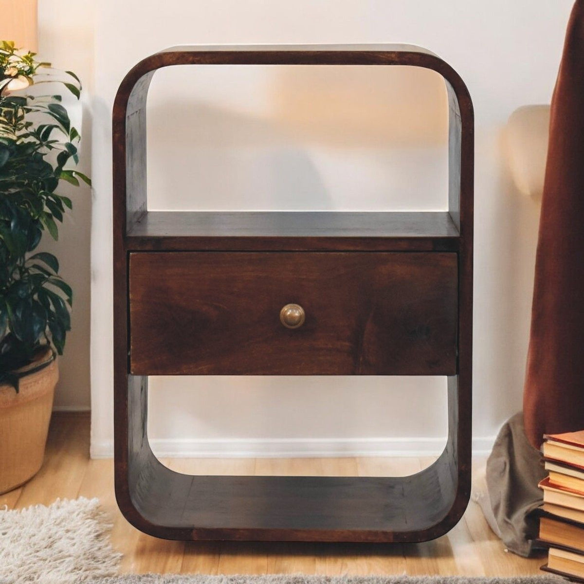Curve Drawer Nightstand