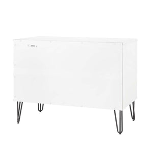 Dumbo - Fluted Dresser - Gray / White