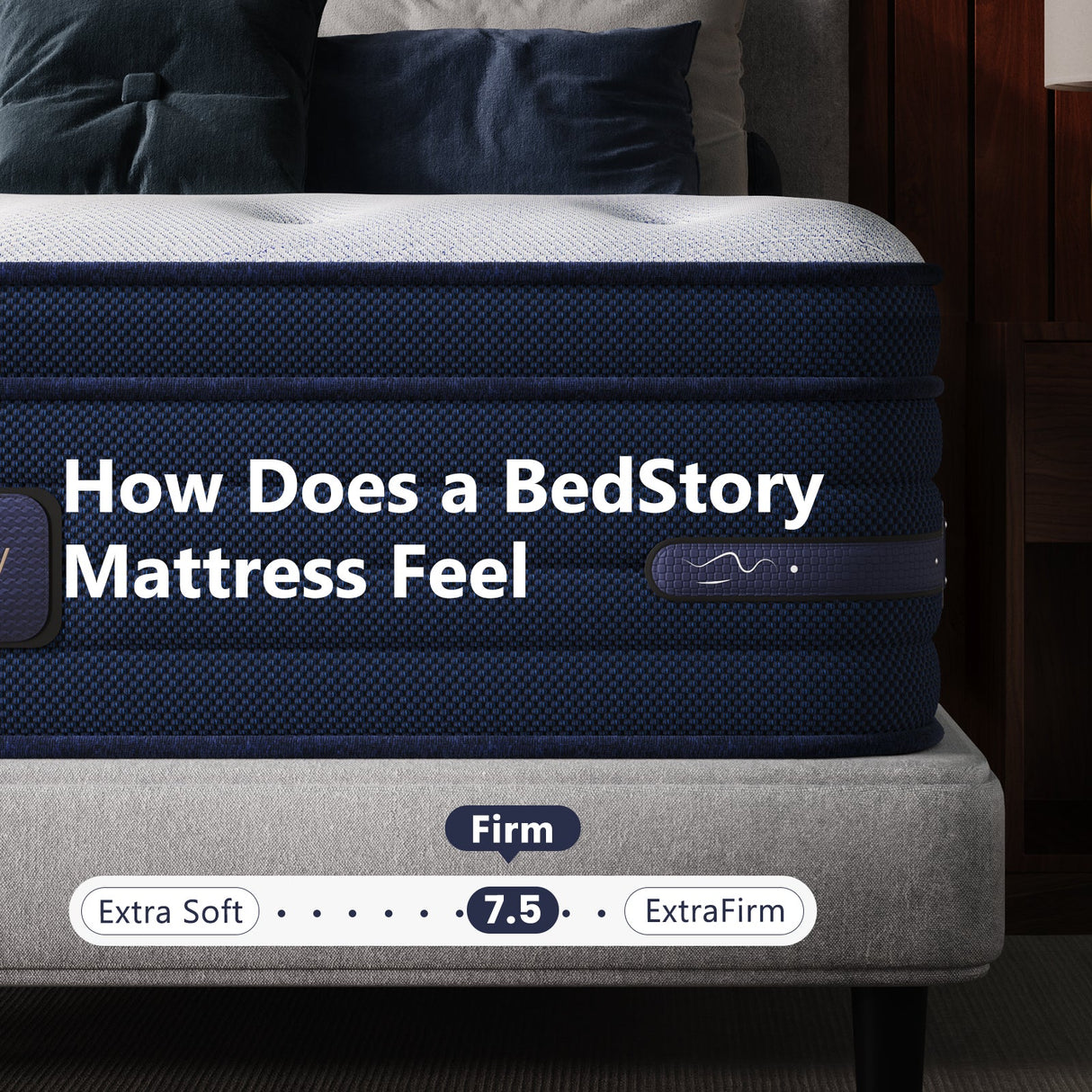 Bedstory Spine Align Pro 14" King Firm Cooling Hybrid Mattress