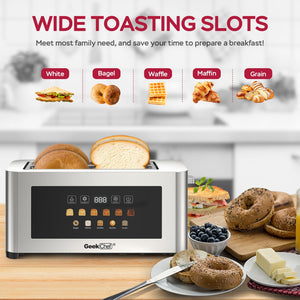 4-Slice Toaster with Extra-Wide Entrance