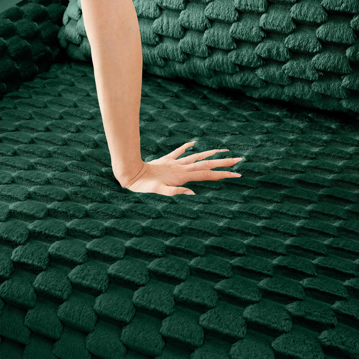 Ottoman Flannelette Fabric-Green