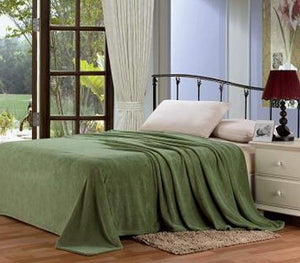 Decor&More Home Essentials Solid Microplush Blanket