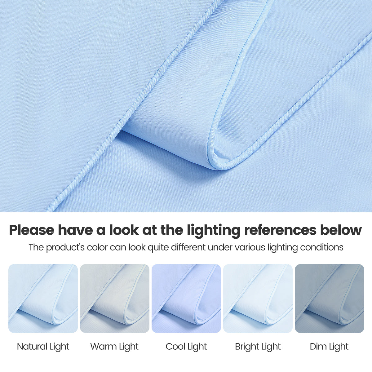1-Piece 90x90" Cooling DA Comforter, Ice