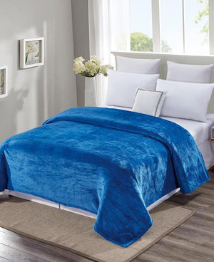 Faith, Hope, Love Home Decor Ultra Lush Twin Size Solid Microplush Blanket
