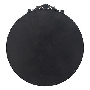 Classic Design Mirror With Baroque Inspired Frame For Bathroom, Entryway Console Lean Against Wall