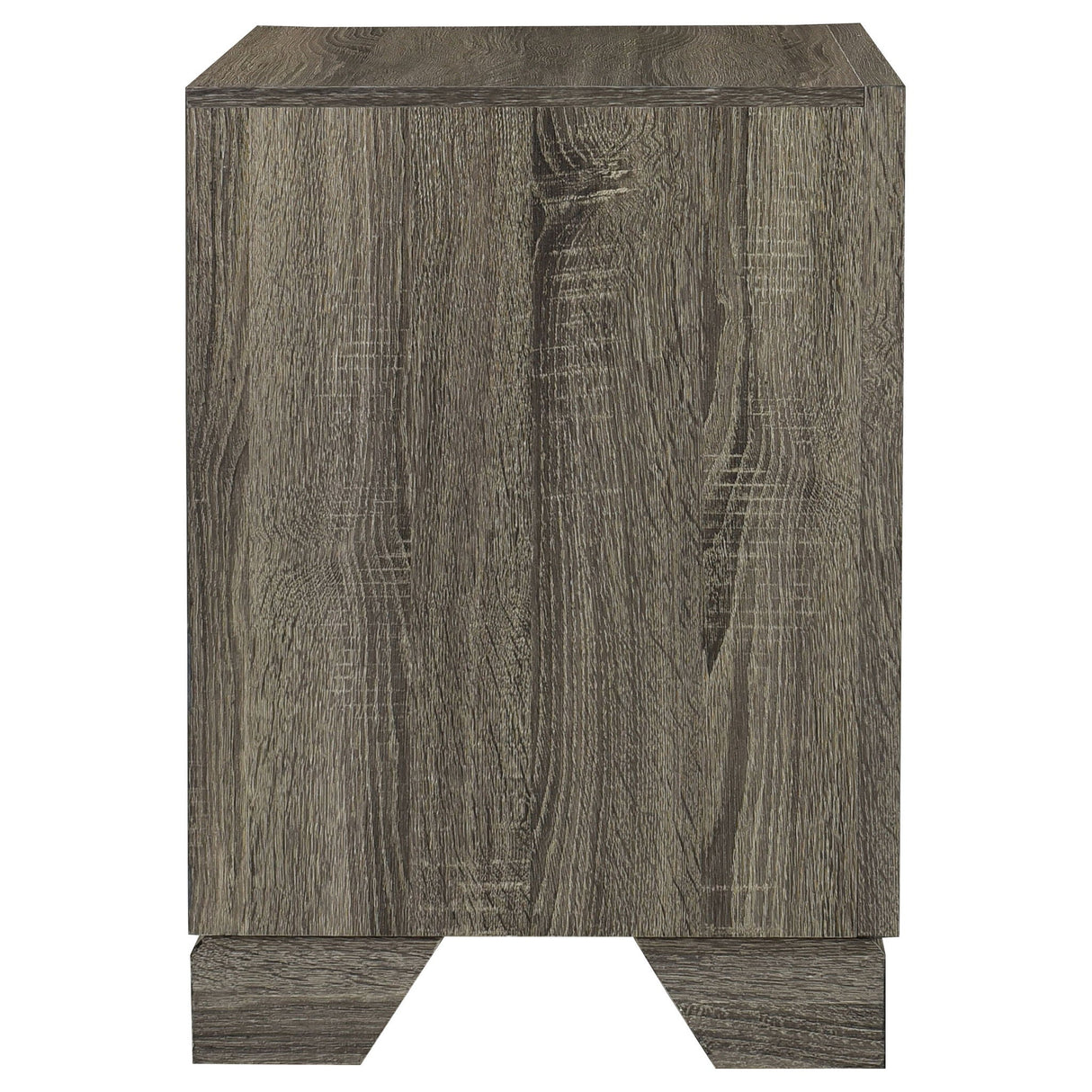 Funston - 2 Drawer Nightstand - Brown Oak