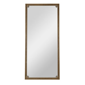 Full Length Mirror With Stand, Floor Standing Dressing - Antique Gold