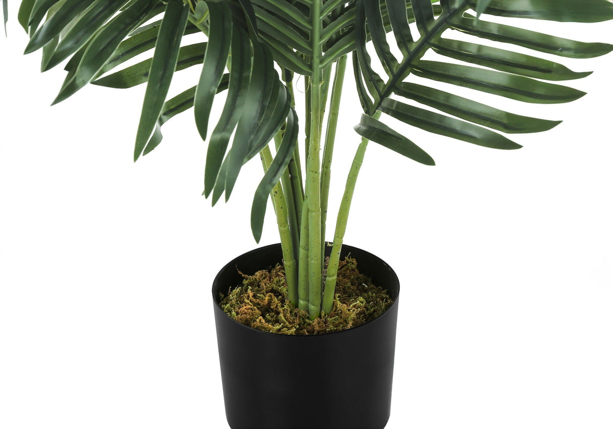 34" Tall Artificial Indoor Palm Tree with Real Touch Leaves