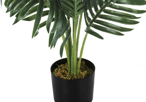 34" Tall Artificial Indoor Palm Tree with Real Touch Leaves