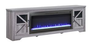 75" Fireplace TV Stand for TVs up to 80"