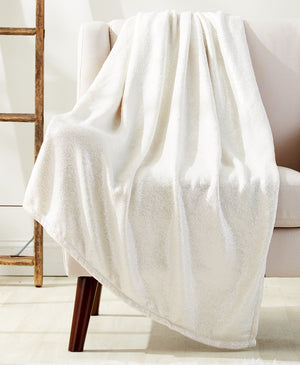 Faith, Hope, Love Home Decor Velvet Touch Metallic Sparkle Microplush Throw Blanket