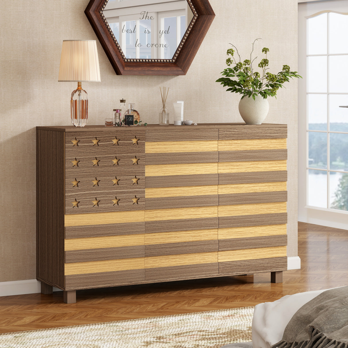 55'Buffet Sideboard Cabinet Storage