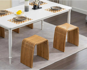 Bamboo Dining Bench 11-7/8L x 18-1/8W x 18-1/8H Inches