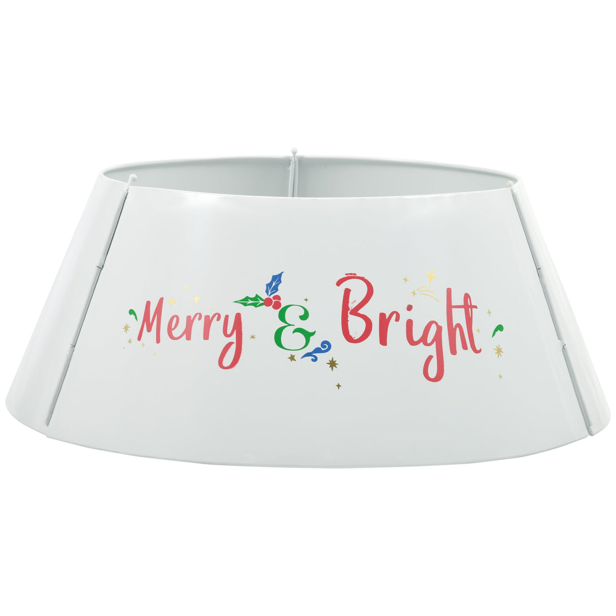 HOMCOM 26 Inch Christmas Tree Collar Ring, Stand Cover for Decor