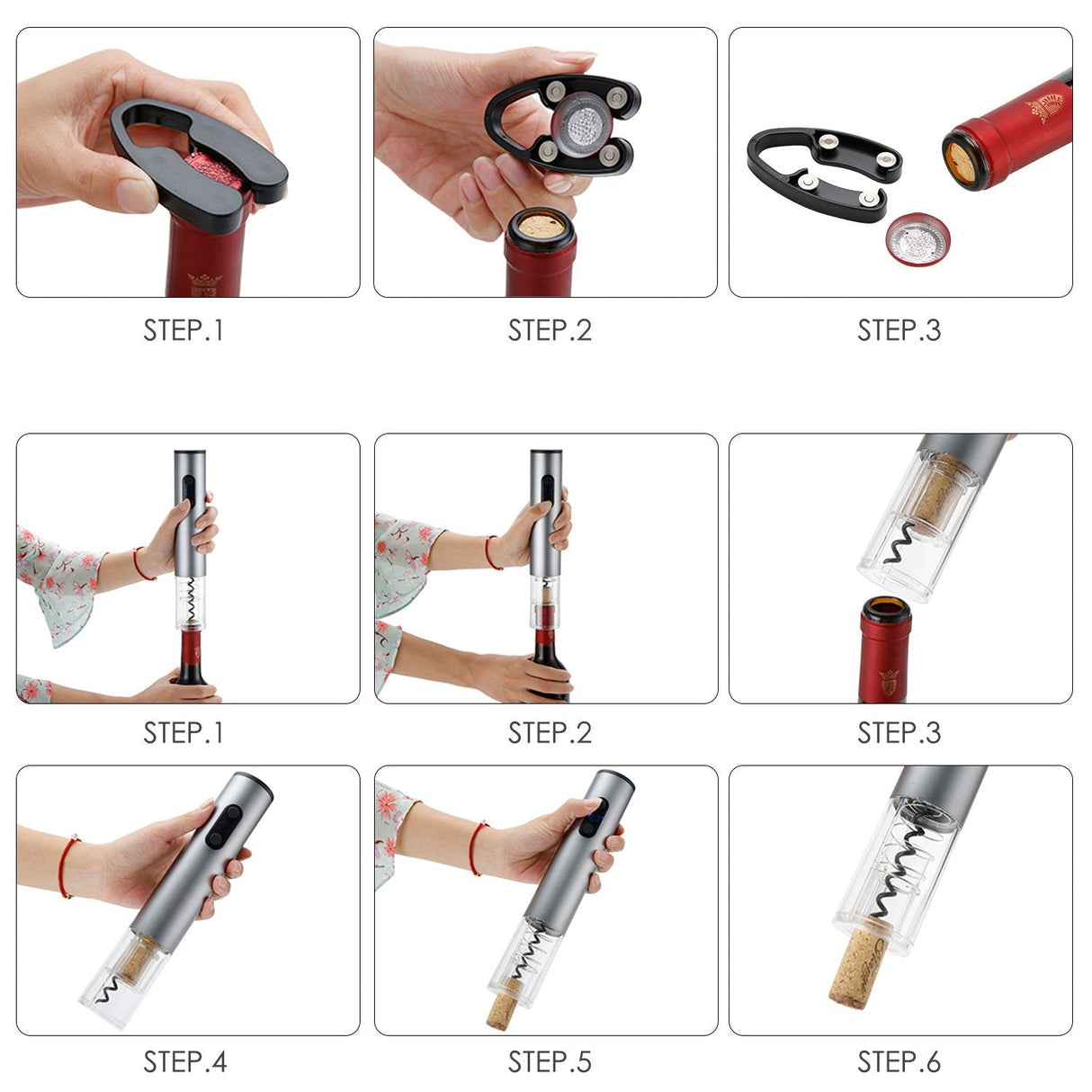 Electric Wine Opener Set