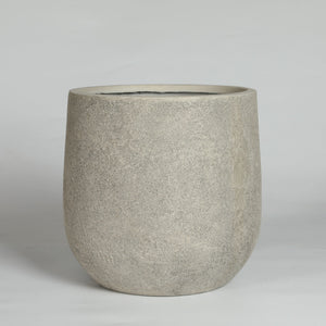 Round Concrete Planter Set of 2 - Antique Grey