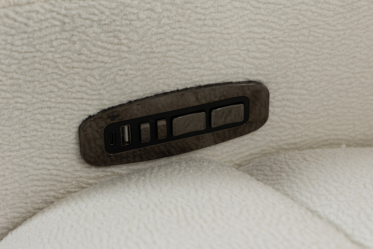 Extra Wide Power Recliner Chair with Heat Massage