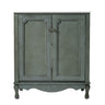 Vintage Double Sink Bathroom Vanity Set With Ceramic Sinks