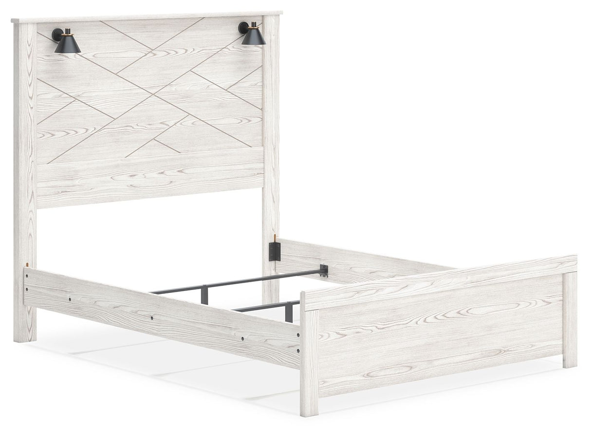 Gerridan - Panel Bedroom Set With Sconces