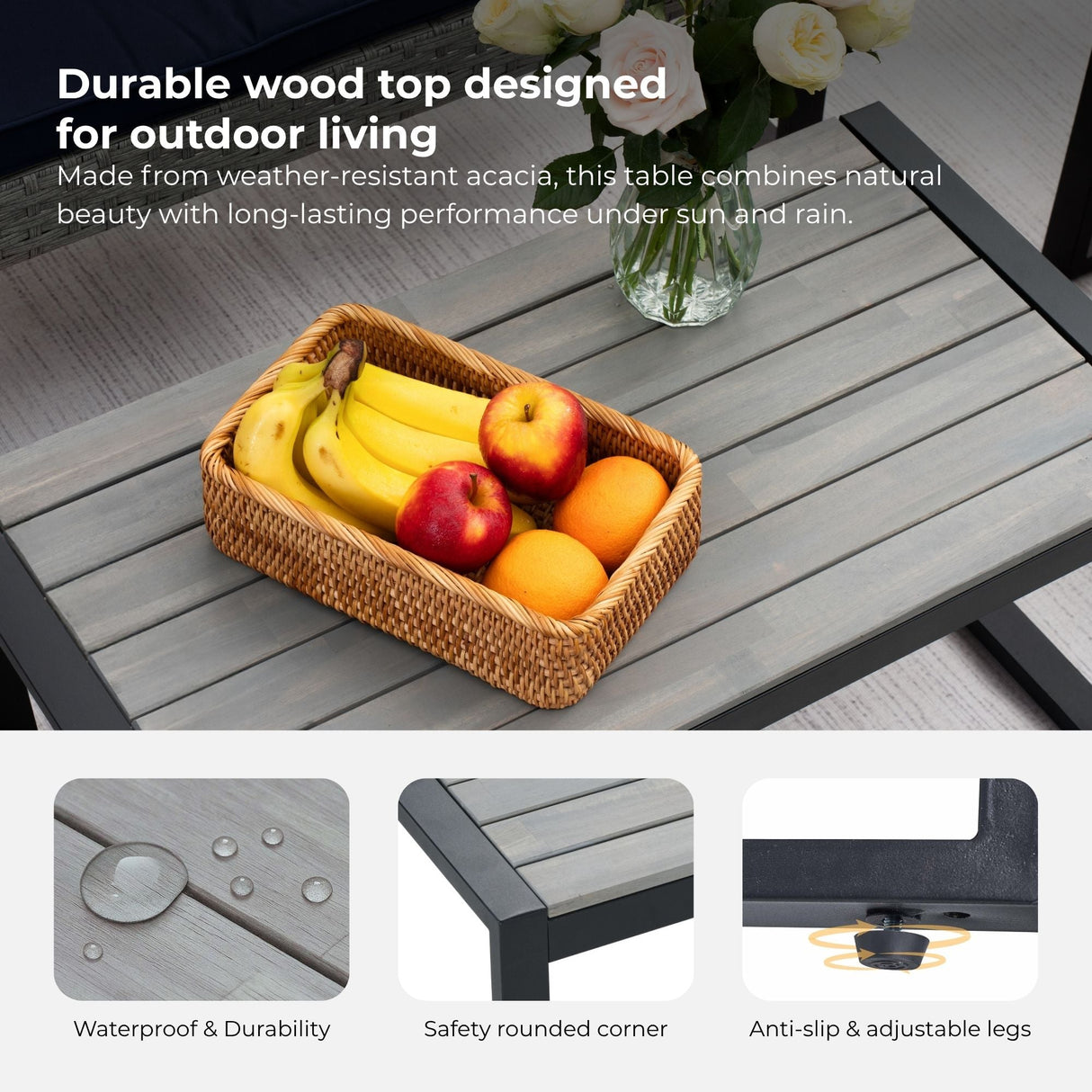 4-Piece Patio Furniture Set