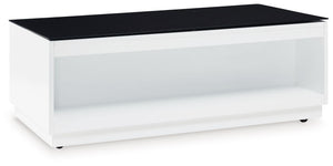 Gardoni - Rectangular Cocktail Table - White / Black