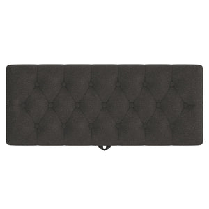 Modern Tufted Storage Ottoman Bench With Metal Legs