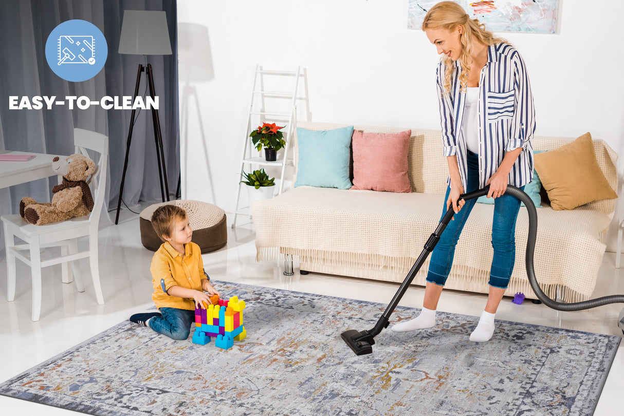 NAAR PAYAS Traditional Non-Shedding and Stain Resistant Area Rug