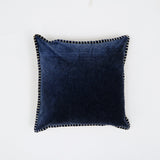 Olivia Stonewashed Velvet Pillow – 19" Square