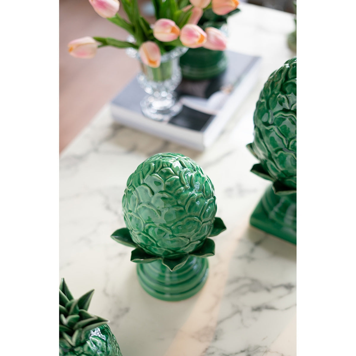 6x6x9.5' Helsa Artichoke Accent, Medium Green