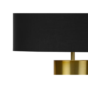 Lighting, Table Lamp, Concrete, Contemporary - Black / Gold