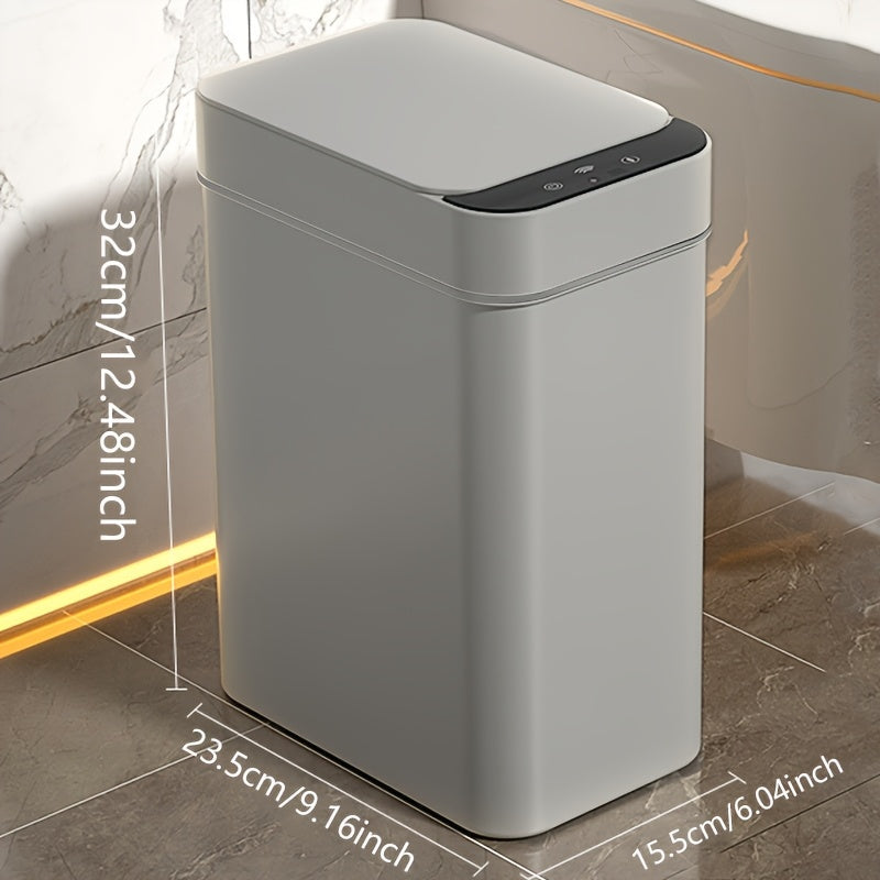 11L Motion Sensor Trash Can Slim Touchless Bathroom Kitchen Bin
