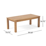 Avacyn Outdoor Acacia Wood 4-Seater Chat Set with Cushions