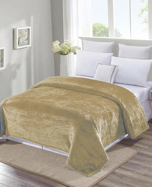 Faith, Hope, Love Home Decor Ultra Lush Twin Size Solid Microplush Blanket