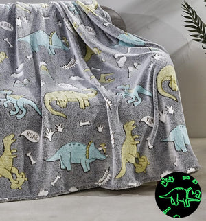 Faith, Hope, Love Home Décor Ultra Plush Cosmic Glow In The Dark Throw Blanket