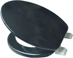 J&V Textiles Elongated Toilet Seat With Easy Clean & Change Hinge