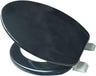 J&V Textiles Elongated Toilet Seat With Easy Clean & Change Hinge