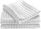 Noble house 1800 series wrinkle resistant embossed stripe sheet set