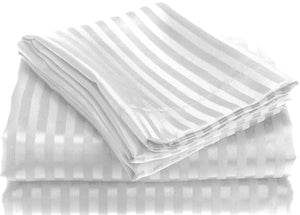 NobleHouse 1800 Series Wrinckle Resistant Embossed Stripe Sheet Set