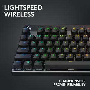 Refurbished - G PRO X TKL LIGHTSPEED Gaming Keyboard-BLACK-US-2.4GHZ/BT-TACTILE 920-012127