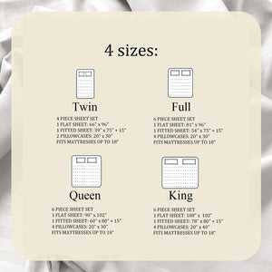Faith, Hope, Love Home Decor 6 Piece Full Stripe Sheet Set Includes 1 Flat Sheet 1 Fitted Sheet 4 Pillow Cases
